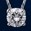 4 - Collier diamant or gris et diamants